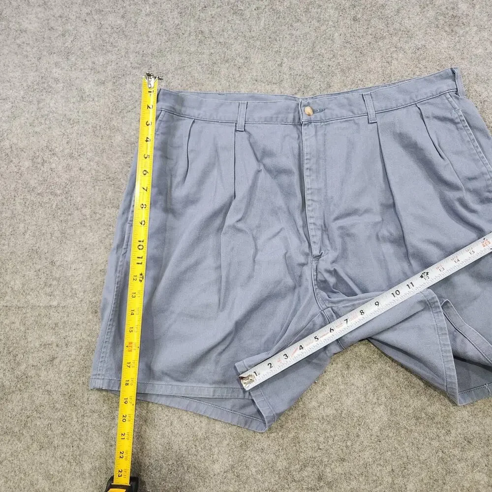 Vintage Polo‎ Ralph Lauren Shorts Mens 40 Blue Pleated Chino Classic USA 90s 80s